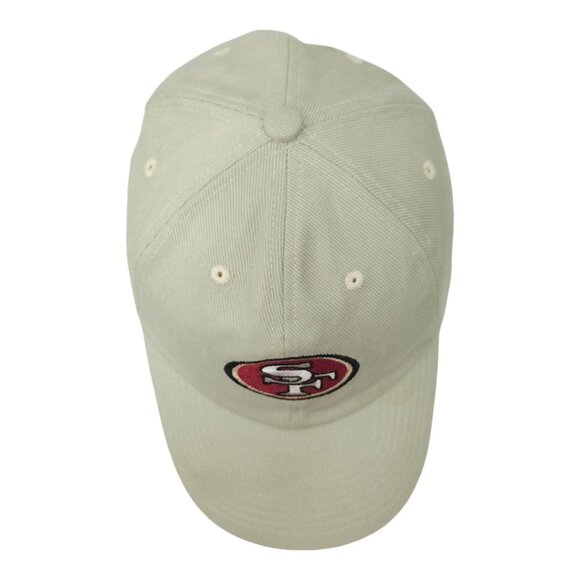 NFL San Francisco 49ers Football Adjustable Strapback Cap Baseball Hat Khaki - Picture 6 of 15